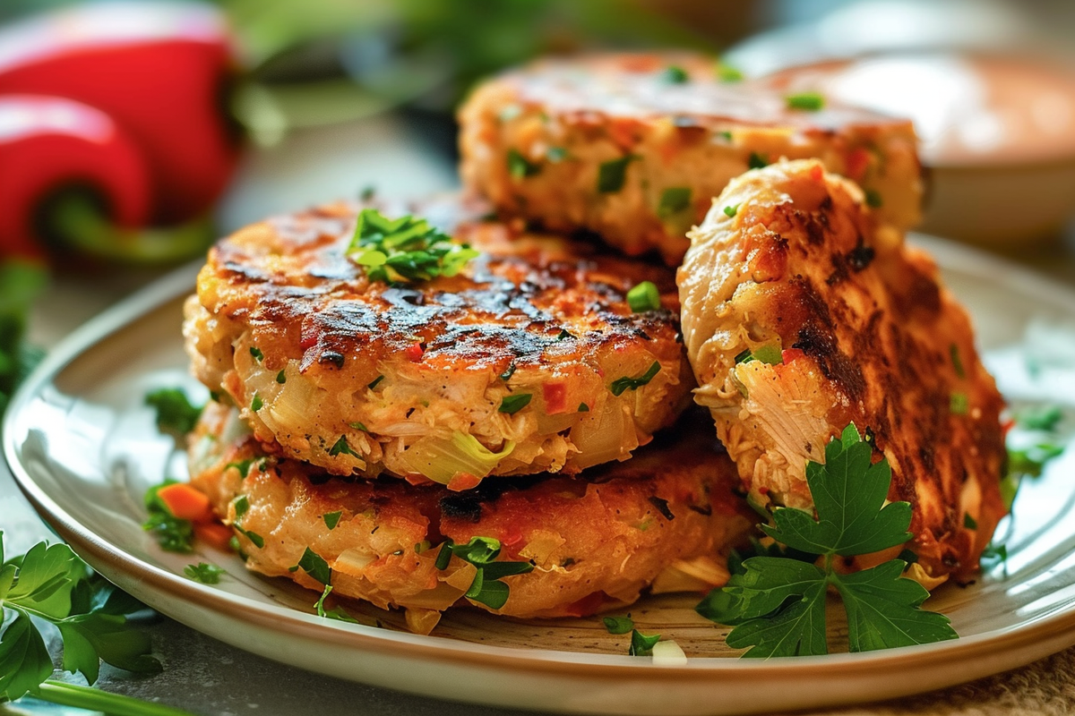 Chicken and Cabbage Patties