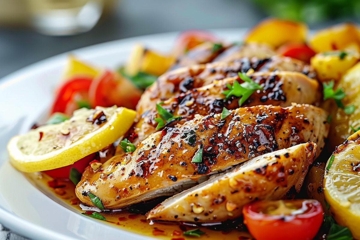 Zesty Lemon-Mustard Grilled Chicken