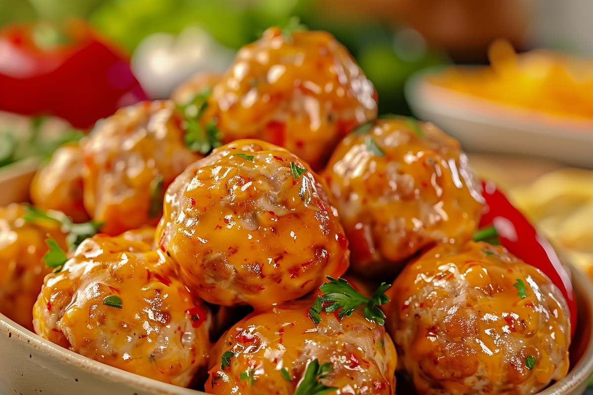Rotel Cream Cheese Sausage Balls