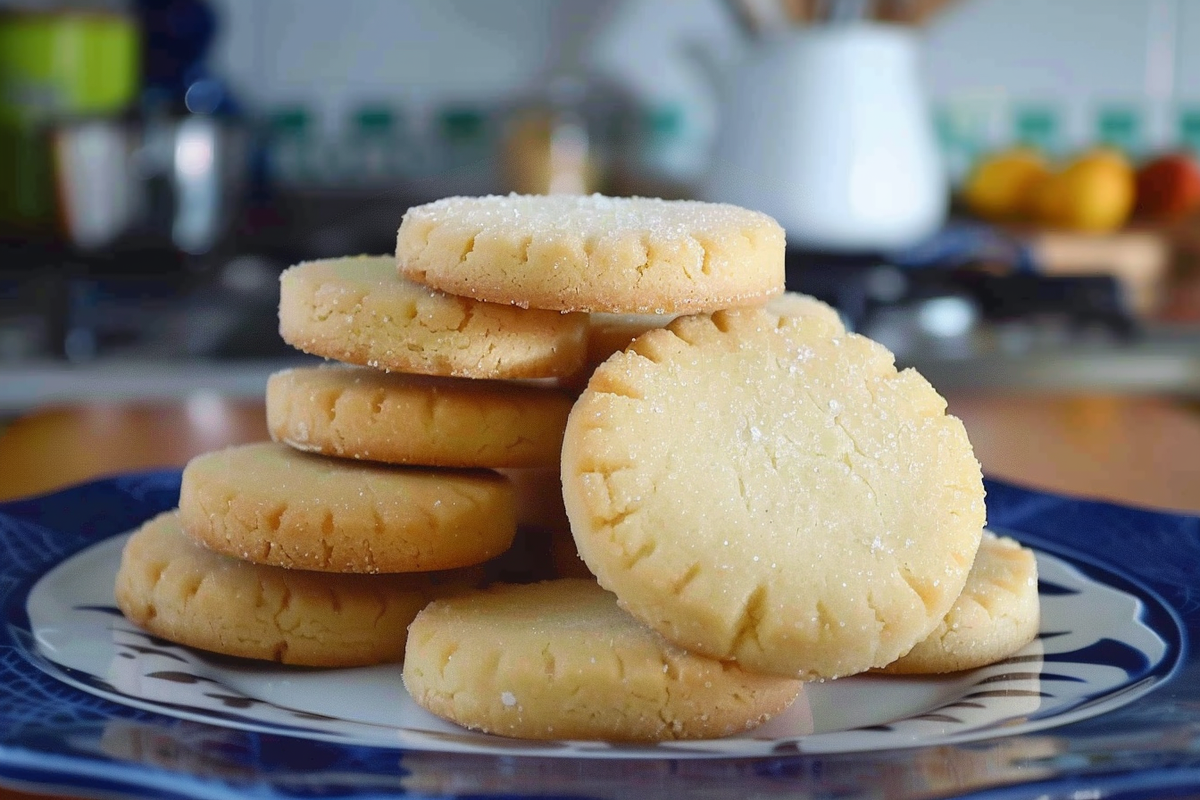 Shortbread Cookies Round Shape