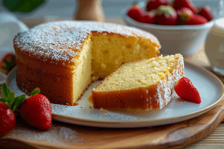 Hot Milk Butter Cake