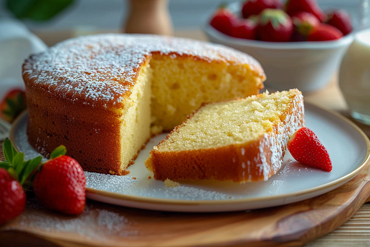 Hot Milk Butter Cake