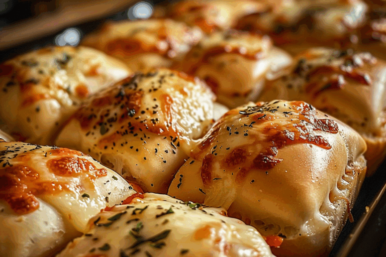 Garlic Butter Pizza Sliders