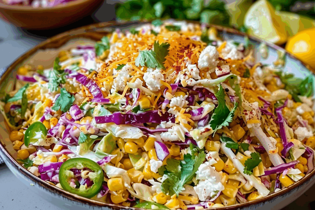 Mexican Street Corn Coleslaw