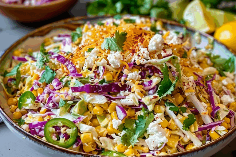 Mexican Street Corn Coleslaw