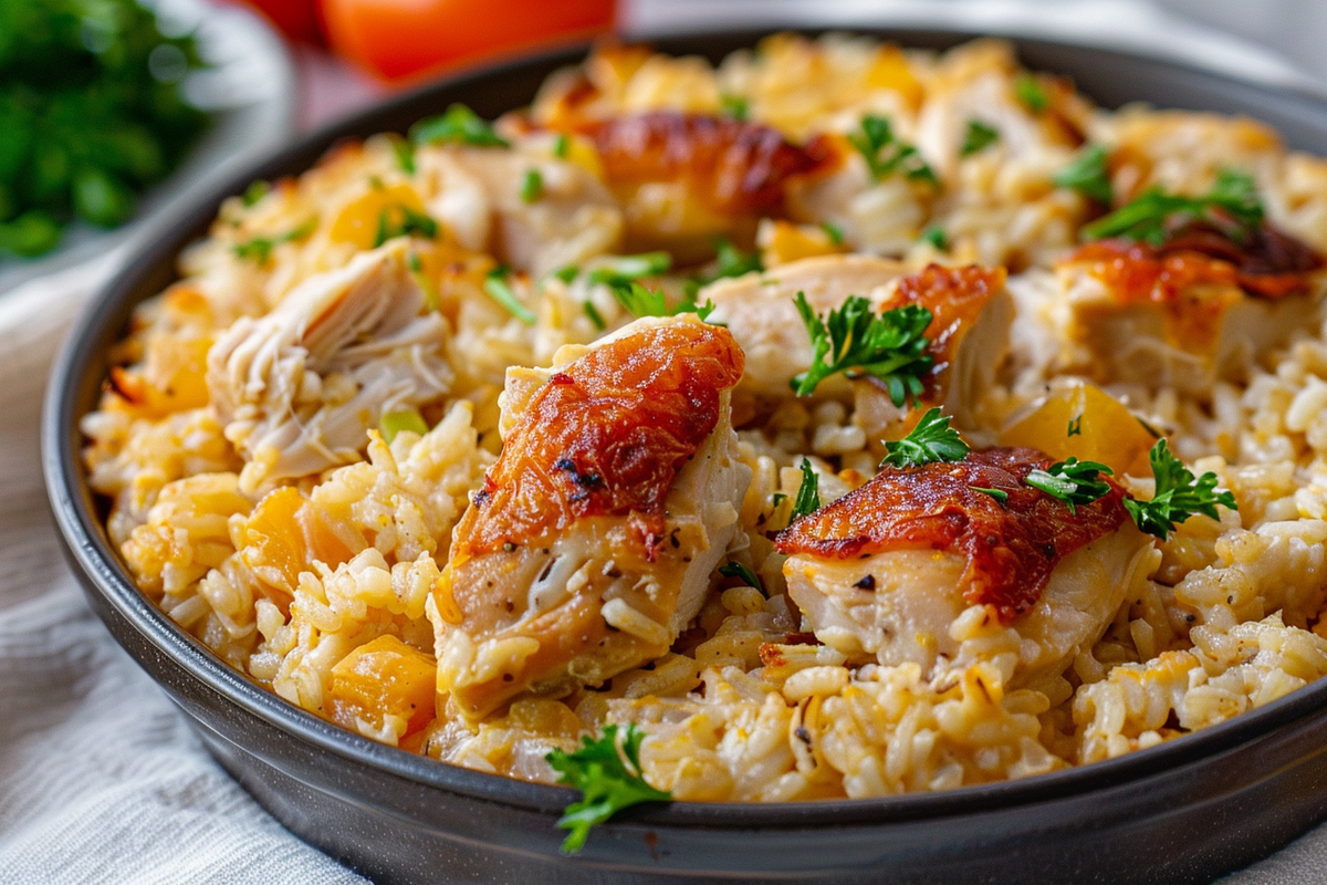 Angel Chicken & Rice Bake