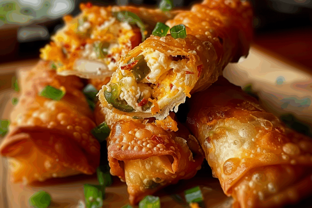 Jalapeno Popper Egg Rolls