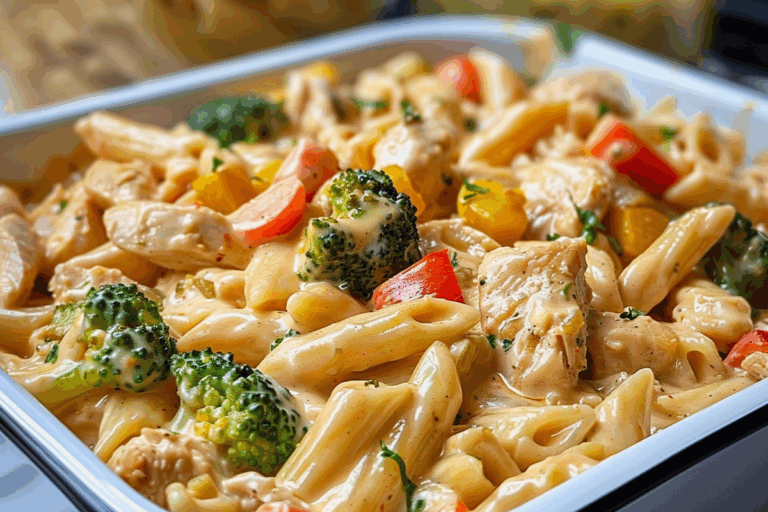 Creamy Chicken & Veggie Pasta