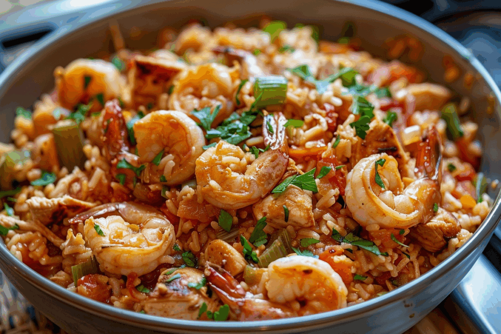 Chicken and Shrimp Jambalaya