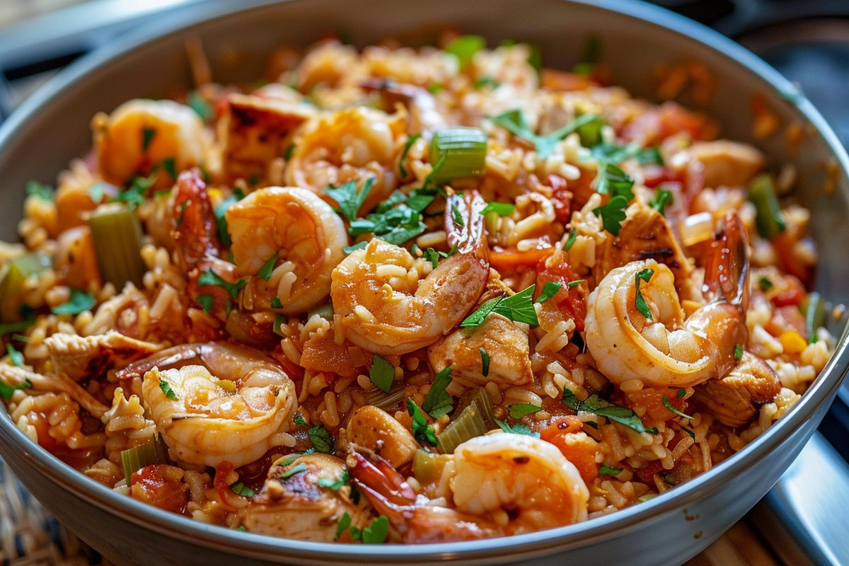 Chicken and Shrimp Jambalaya
