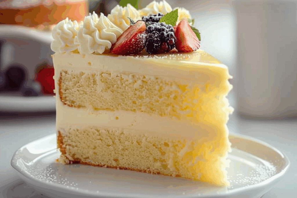 Vanilla Custard Cake