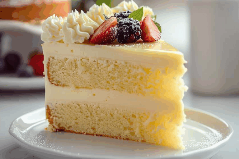 Vanilla Custard Cake