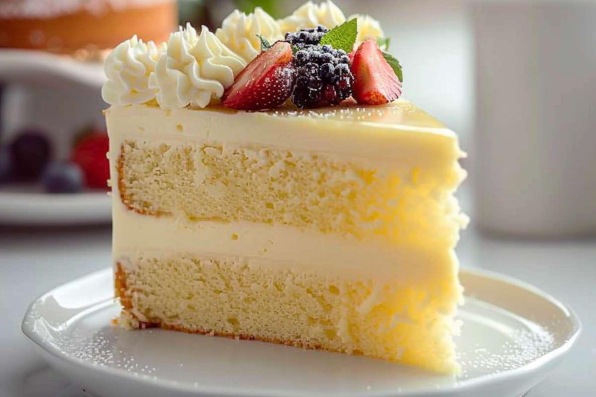 Vanilla Custard Cake