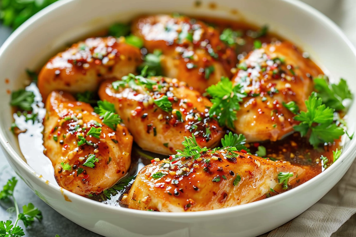 Sweet And Tangy Honey Mustard Chicken