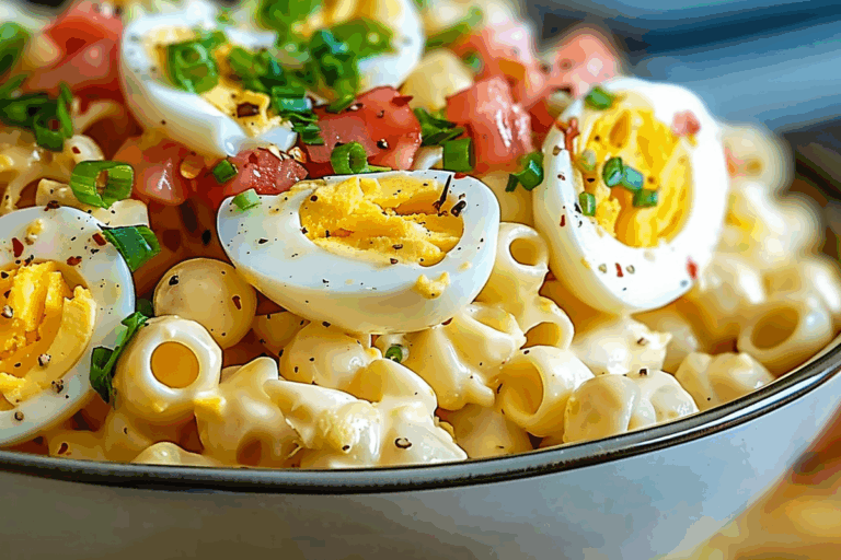 Deviled Egg Pasta Salad