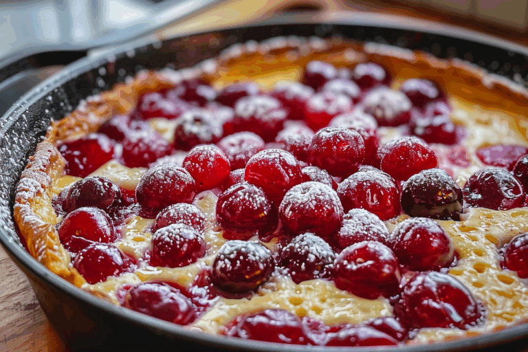 Old-Fashioned Cherry Clafoutis