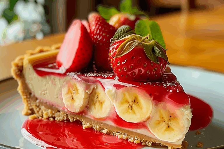 Banana Strawberry Cheesecake Fantasy