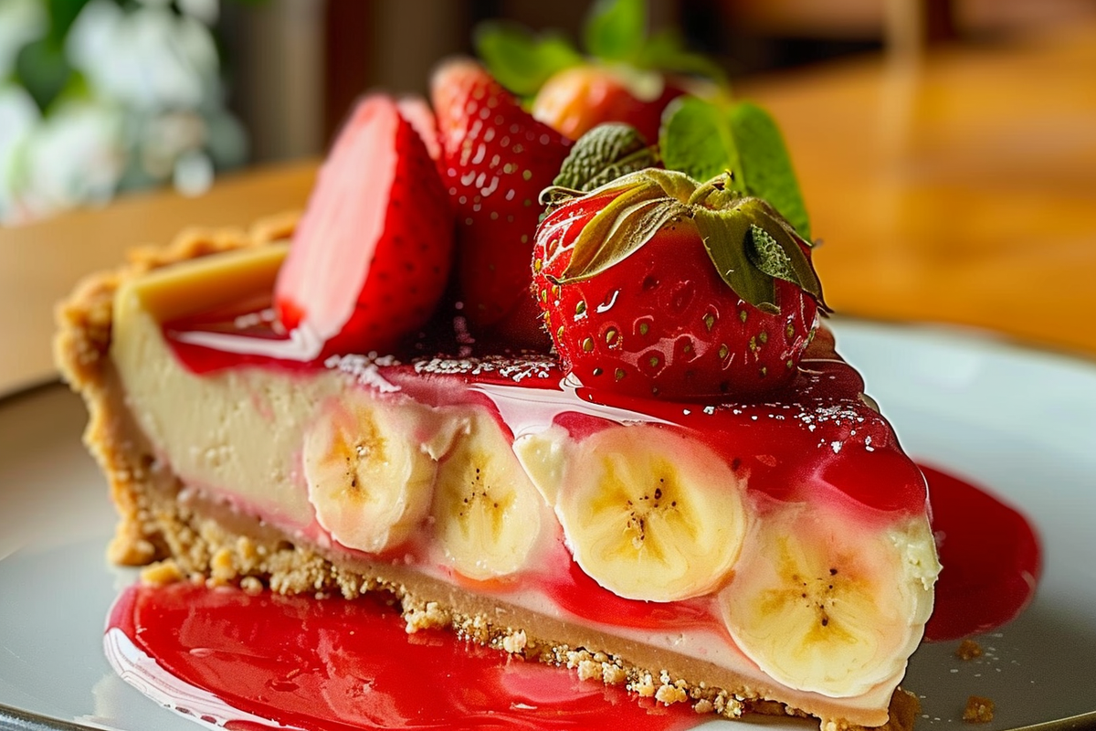 Banana Strawberry Cheesecake Fantasy