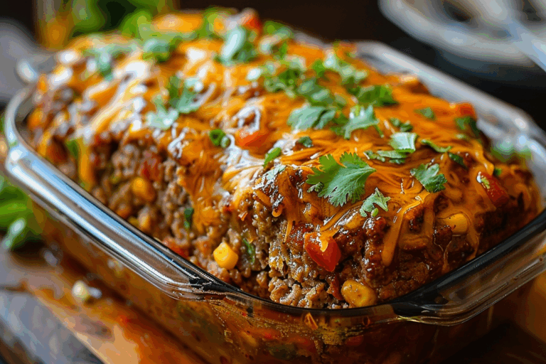 Spicy Taco Meatloaf