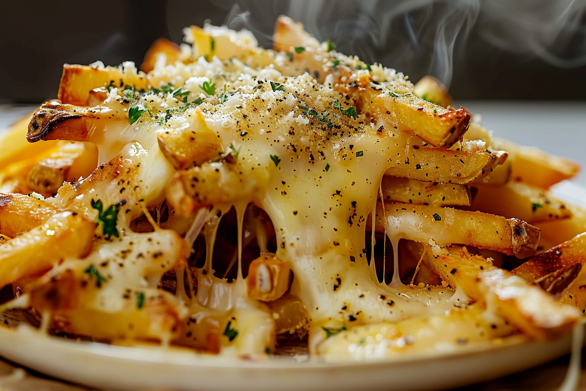 Truffle-Stuffed Fries with a Melting Parmesan Core