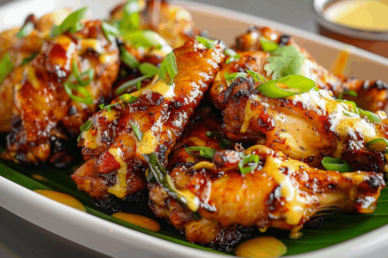 Crispy Vietnamese Chicken Wings with Egg Mayo Sauce