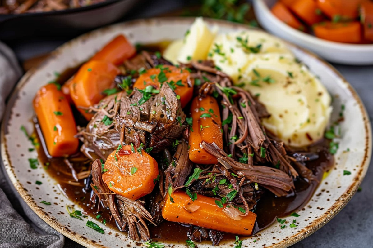 Balsamic Slow Cooker Pot Roast
