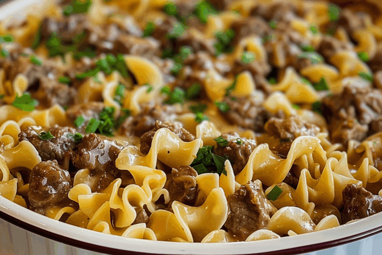 Beef and Noodle Bake