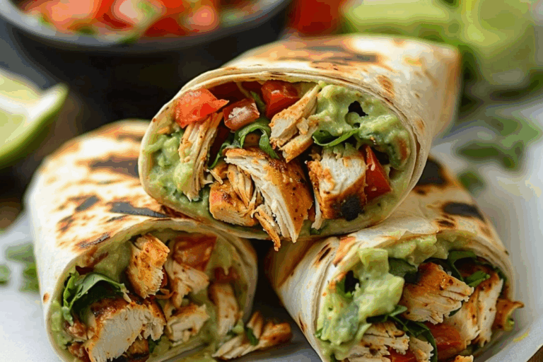 Chipotle Ranch Grilled Chicken Burritos