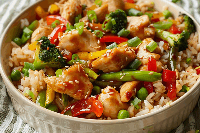 Next-Level Chicken & Veggie Rice Stir-Fry
