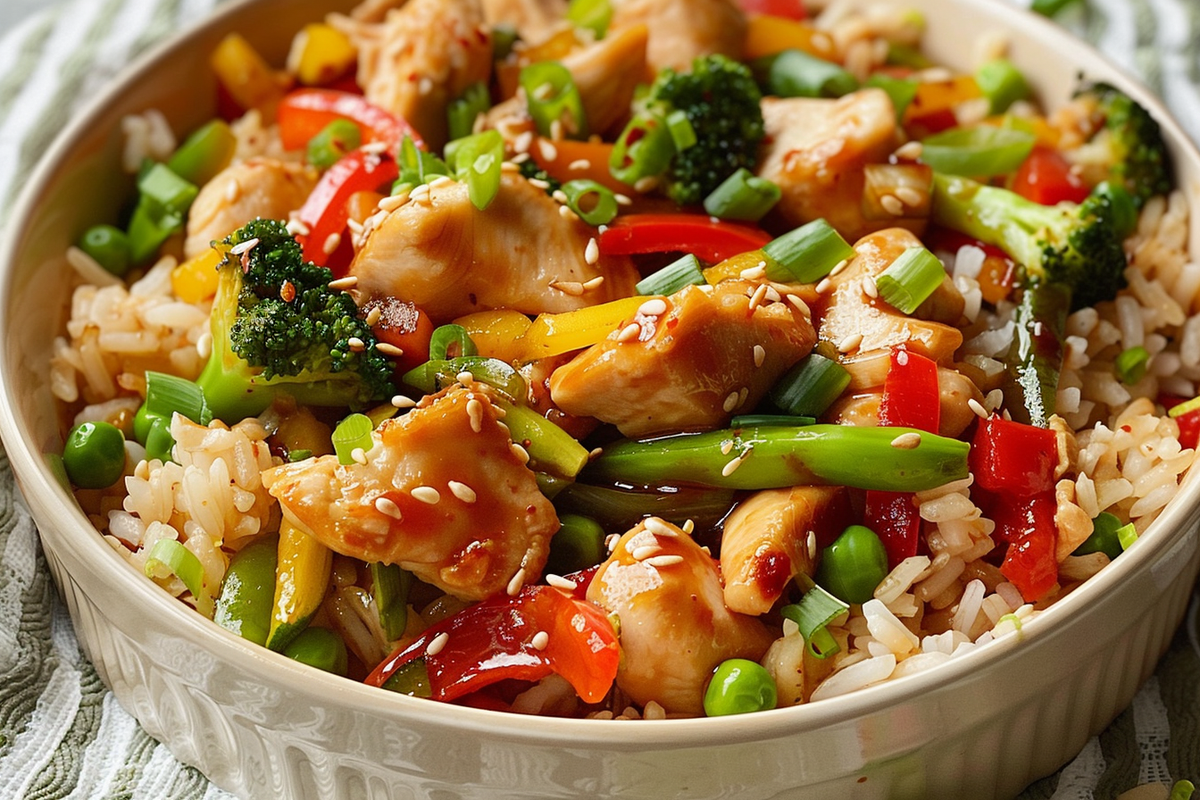 Next-Level Chicken & Veggie Rice Stir-Fry