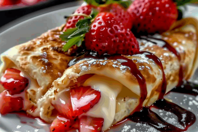 Strawberry Cheesecake Chimichangas