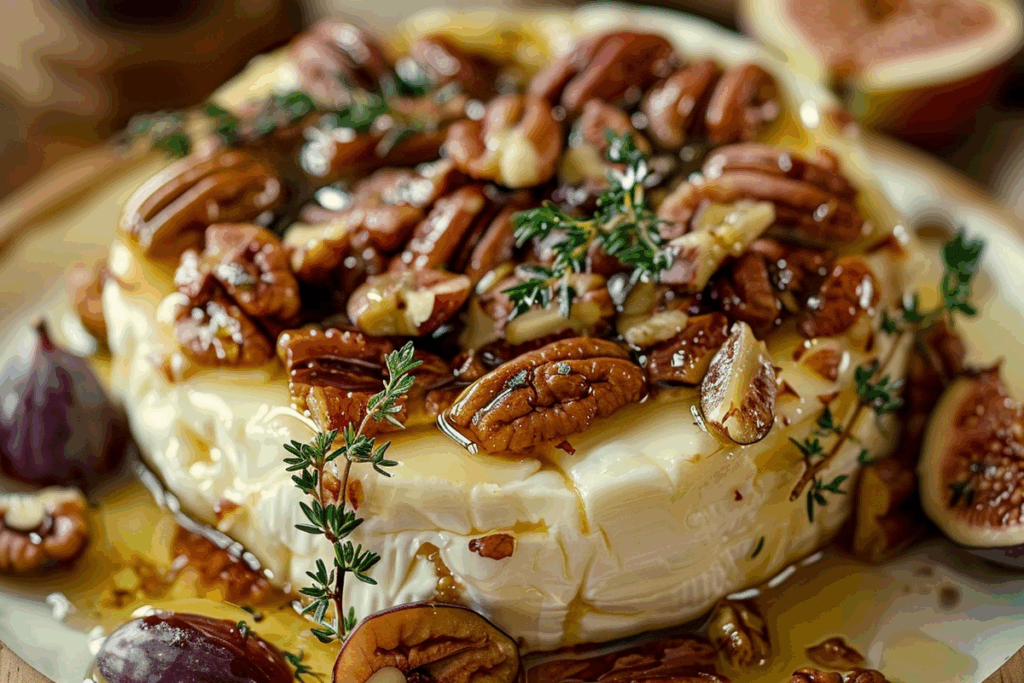 Fig and Pecan Baked Brie