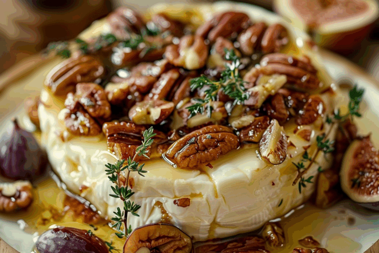 Fig and Pecan Baked Brie