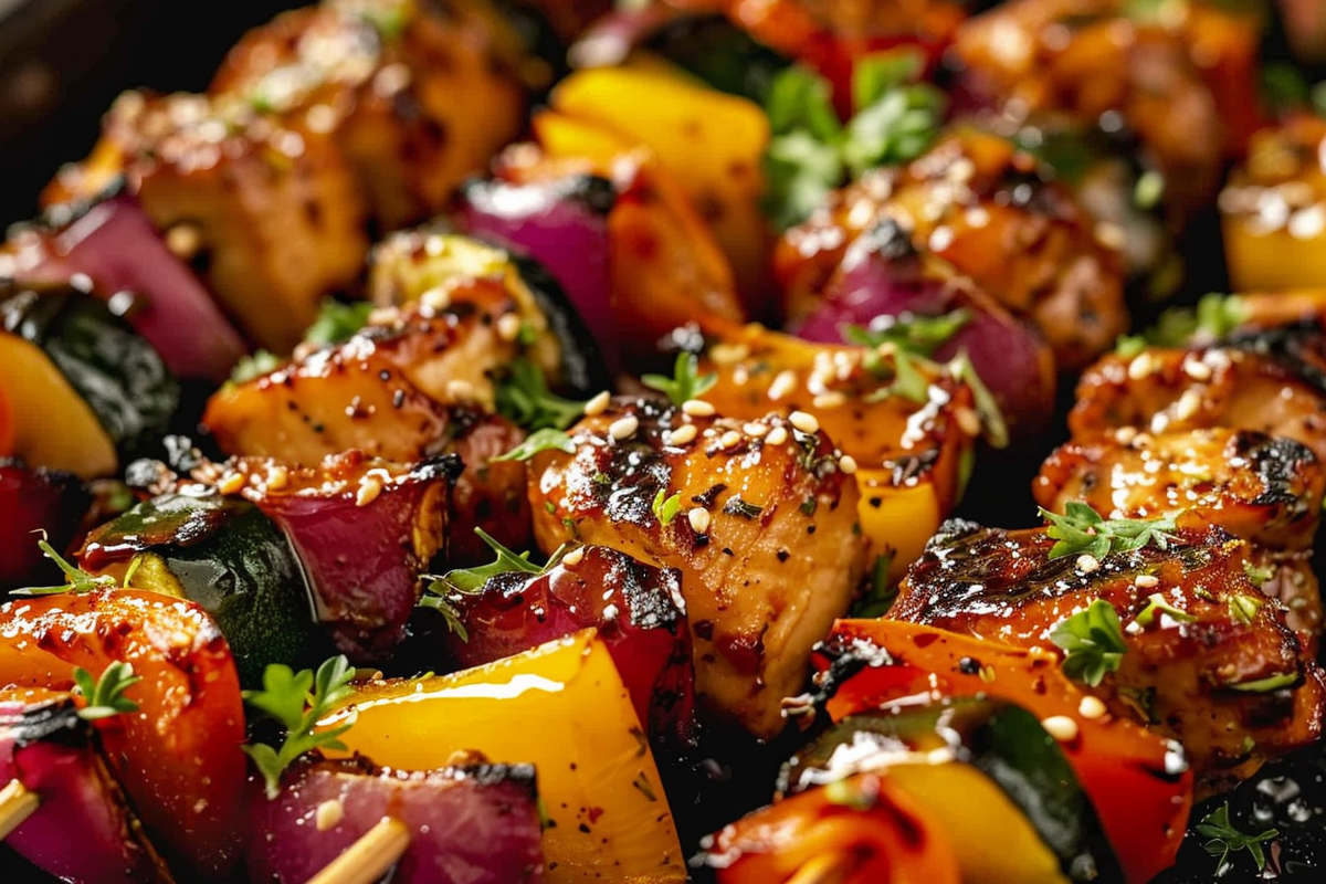 Sweet and Savory Chicken Skewers
