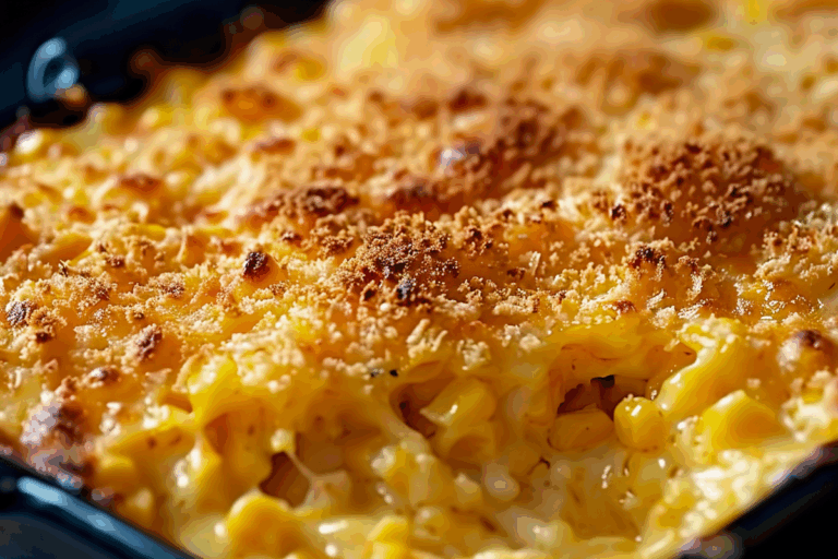 Easy Corn & Cheese Casserole
