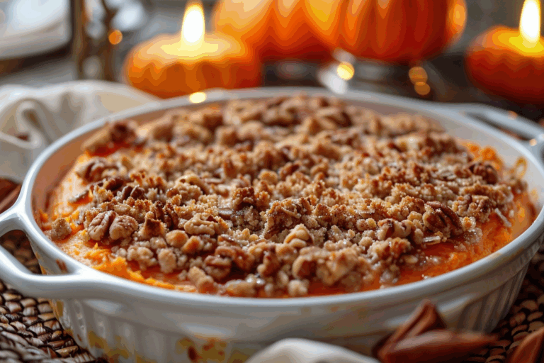 Sweet Potato Streusel Casserole