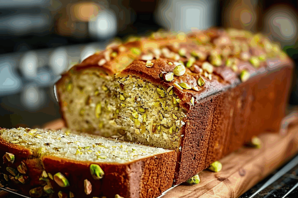 Pistachio Lemon Breakfast Bread