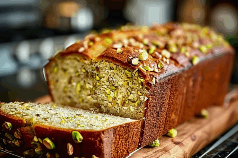 Pistachio Lemon Breakfast Bread