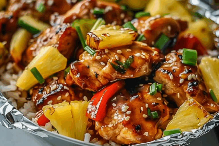 Teriyaki Chicken and Pineapple