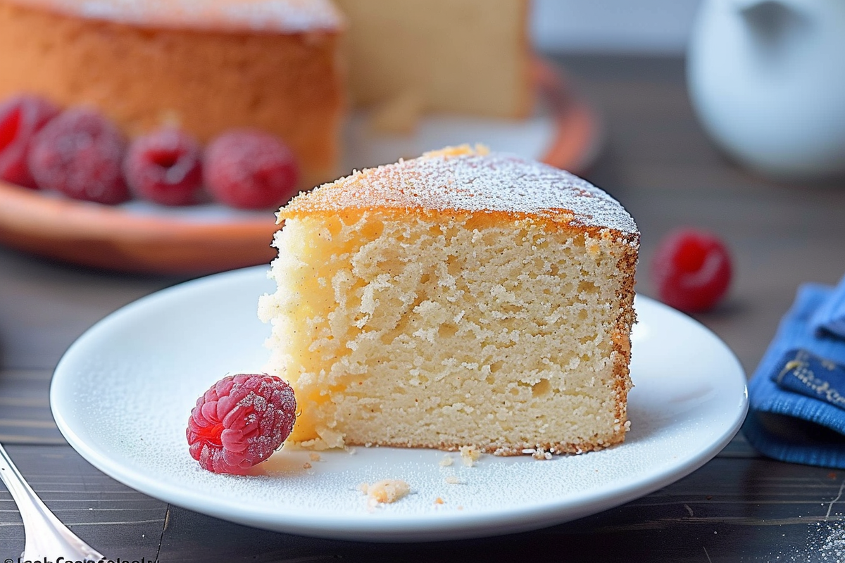 Eggless Vanilla Cake