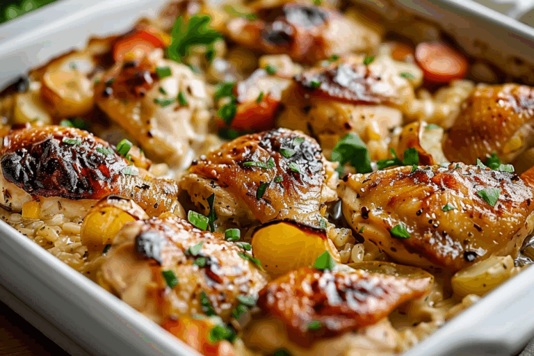 No-Peek Chicken Casserole