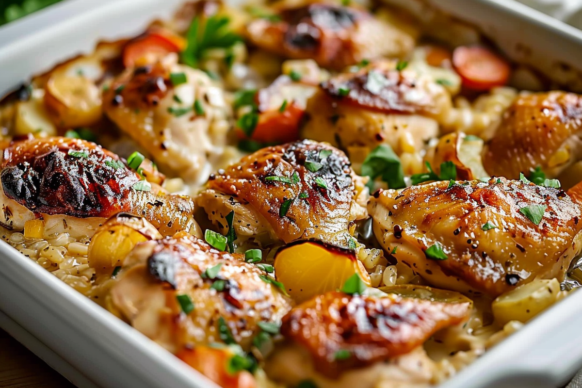 No-Peek Chicken Casserole