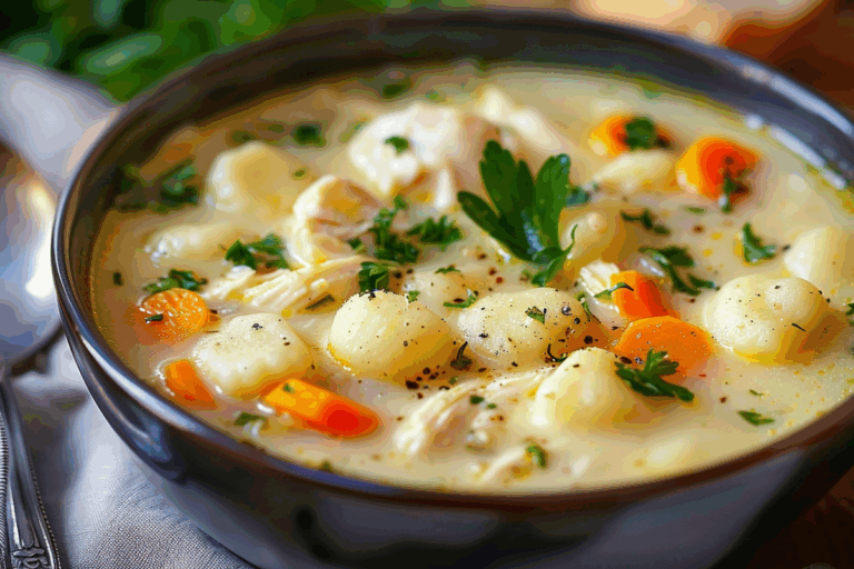 Cozy Chicken Gnocchi Soup