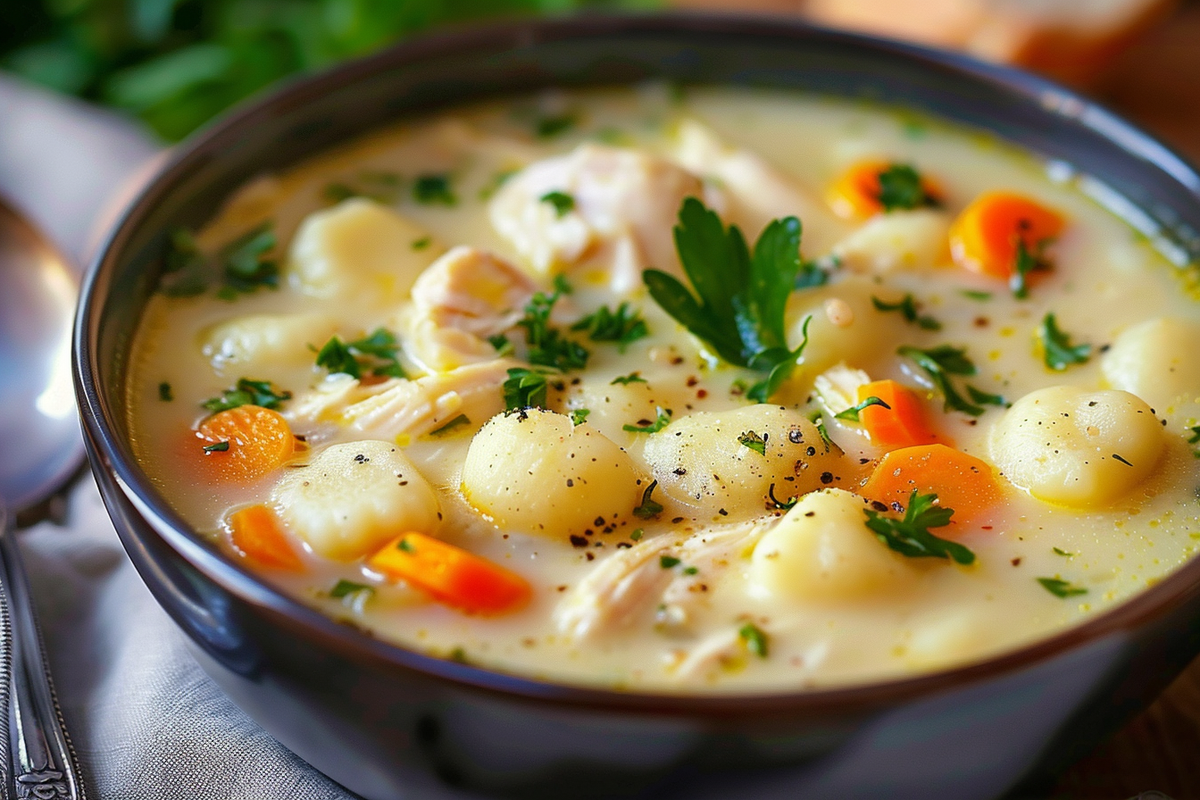 Cozy Chicken Gnocchi Soup