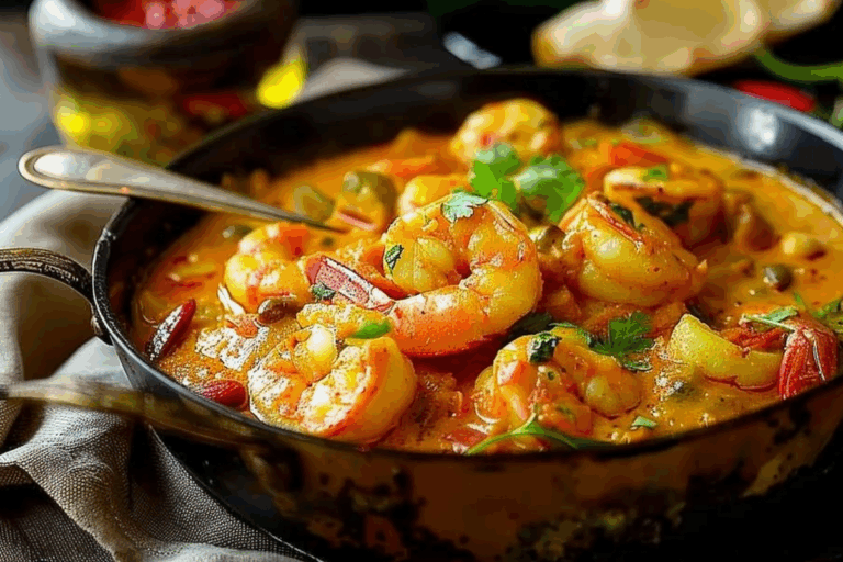 Sri Lankan Fish and Prawn Curry