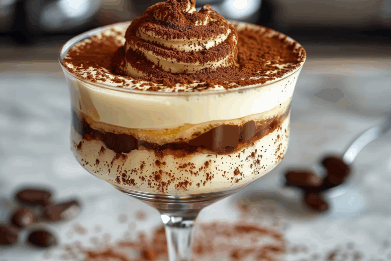 Espresso Martini Dessert with a Tiramisu Twist