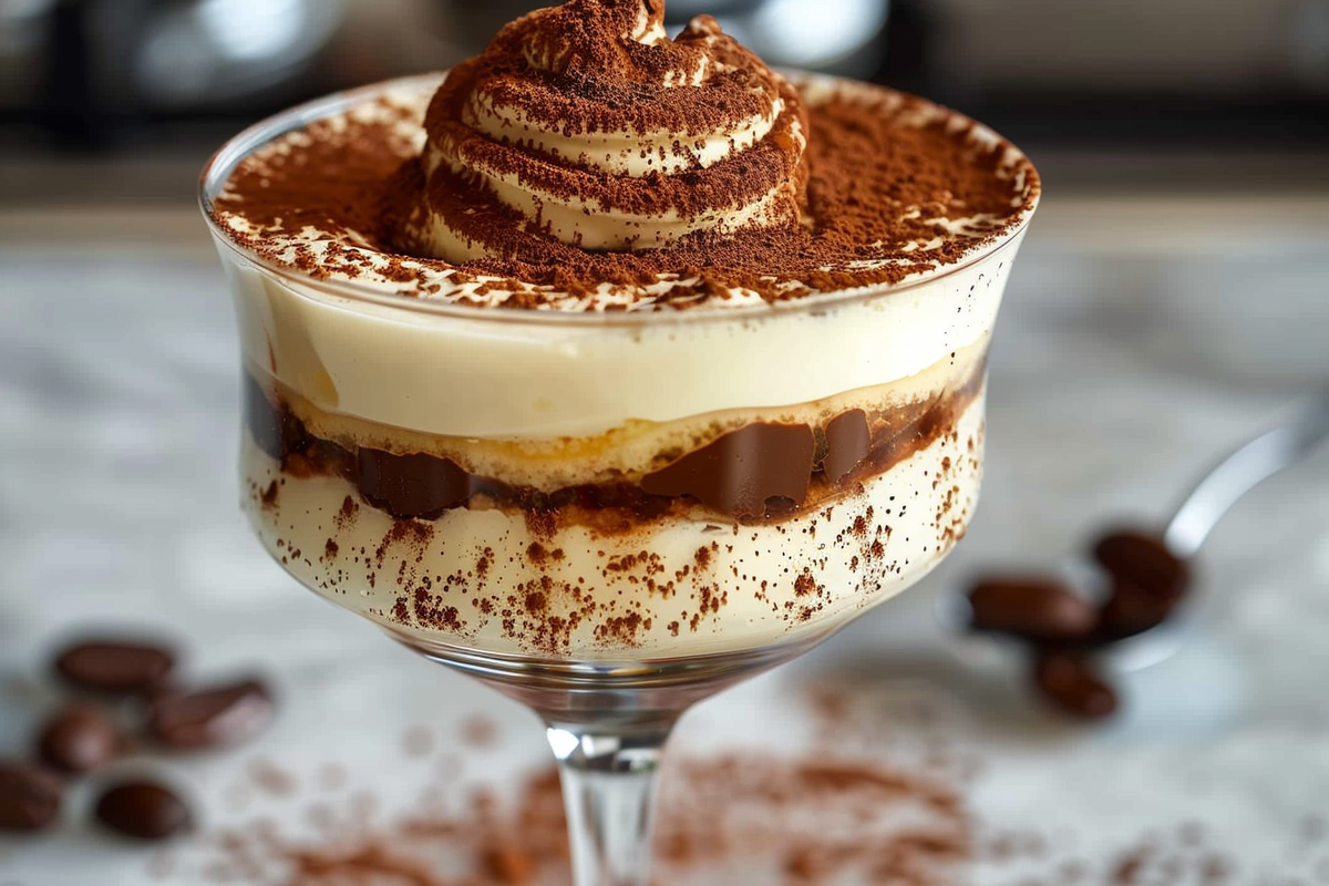 Espresso Martini Dessert with a Tiramisu Twist