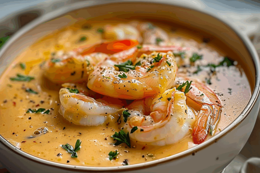 Creamy Crab and Shrimp Seafood Bisque