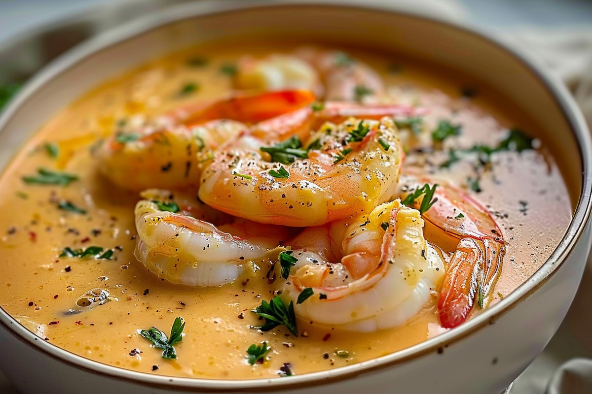 Creamy Crab and Shrimp Seafood Bisque