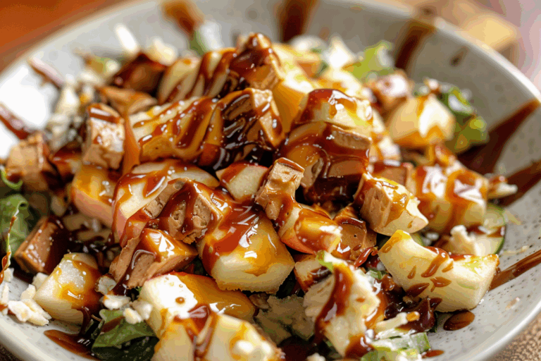 Caramel Apple Snickers Salad